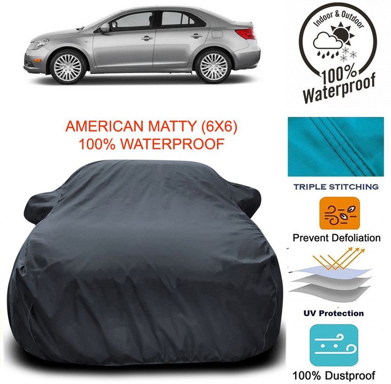 Dvis Car Cover For Maruti Suzuki Kizashi (With Mirror Pockets)  (Grey)