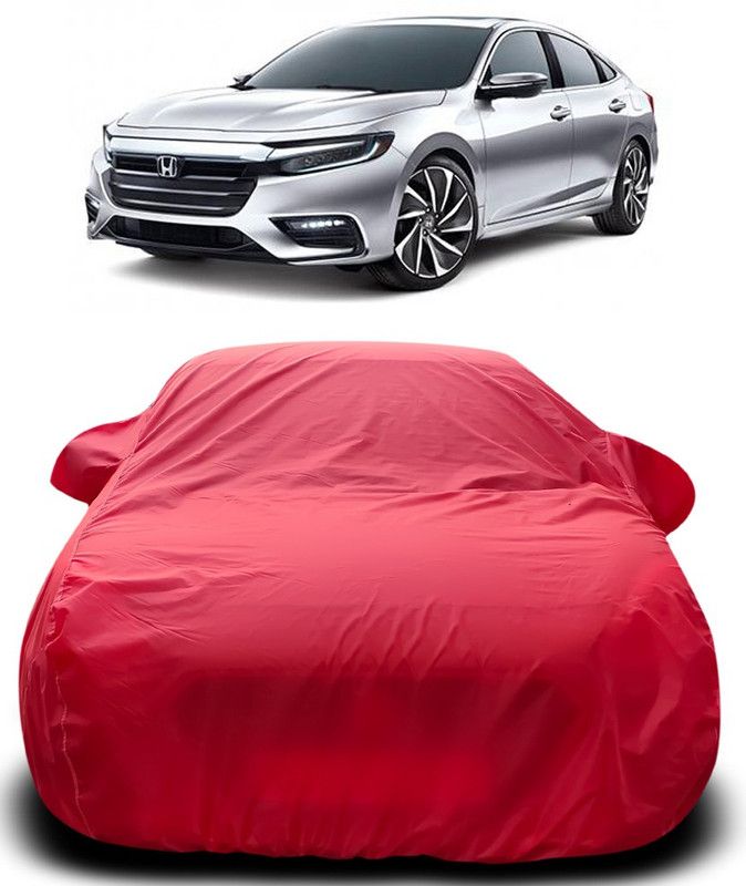 THE REAL ARV Car Cover For Honda City Facelift (With Mirror Pockets)  (Red)