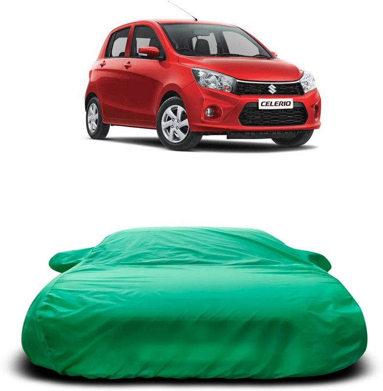 Ascension Car Cover For Maruti Suzuki Celerio (With Mirror Pockets)  (Green)