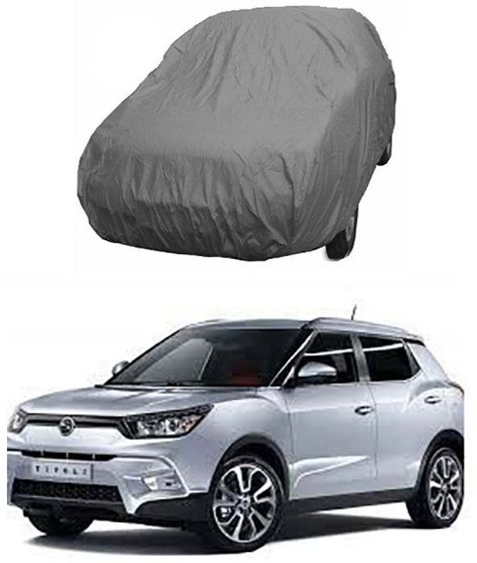 APNEK Car Cover For SsangYong Tivoli (With Mirror Pockets)  (Grey)