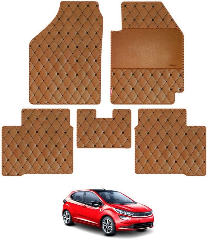 elegant Leatherite Standard Mat For Tata Altroz  (Brown)