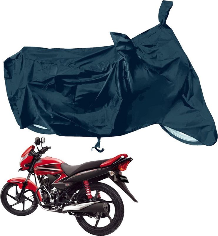 RiderShine Waterproof Two Wheeler Cover for Honda  (Dream Yuga, Black)