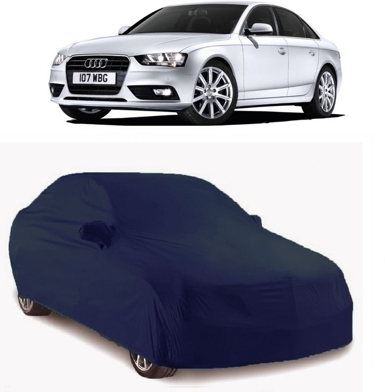 Gargi Traders Car Cover For Audi S4 (With Mirror Pockets)  (Blue)