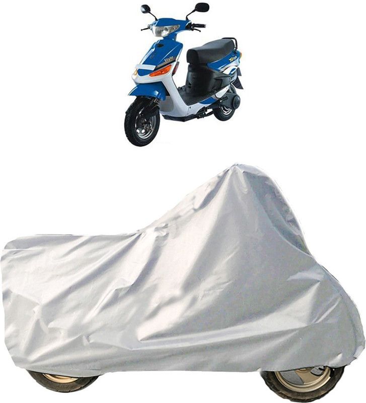 ACTOVISH Two Wheeler Cover for Indus  (Yo Style, Silver)