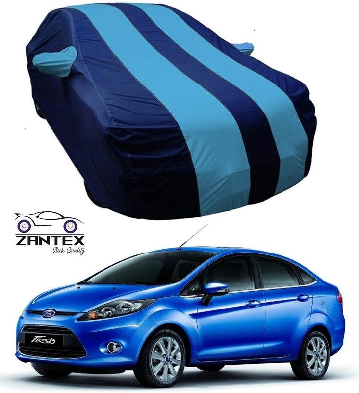 ZANTEX Car Cover For Ford Fiesta Classic (With Mirror Pockets)  (Blue)