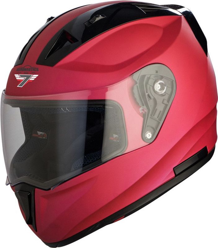 Steelbird SA-1 7Wings Aeronautics Full Face Helmet in Matt Hot Pink Motorbike Helmet  (Matt Hot Pink with Plain Visor)
