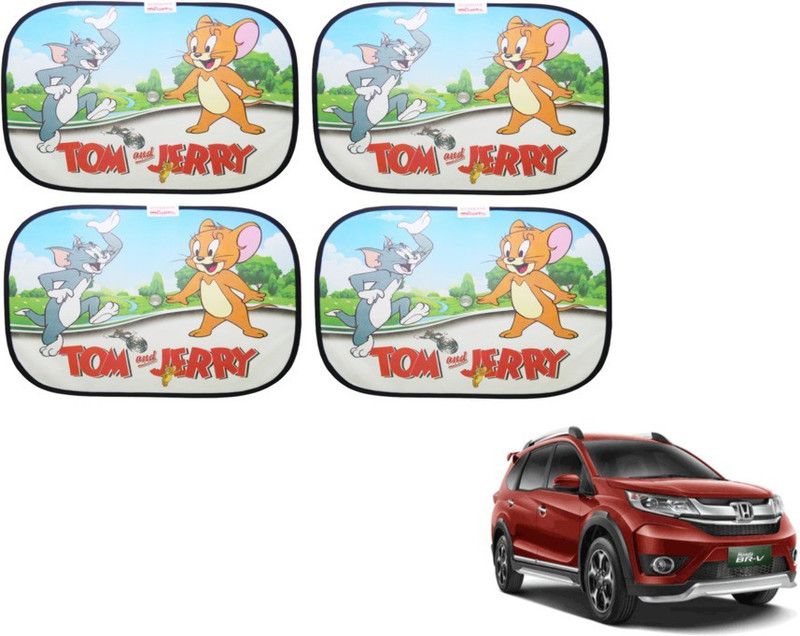 MOCKHE Side Window Sun Shade For Honda BRV  (Multicolor)