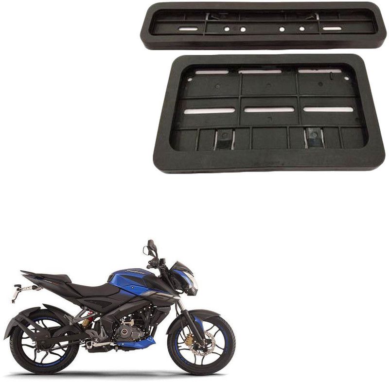 COMICAL HIGH QUALITY WATERPROOF AND RUSTPROOF OPENABLE UNIVERSAL BIKE NUMBER PLATE FRAME-014 Bike Number Plate  (Plastic 28 cm x 7 cm)