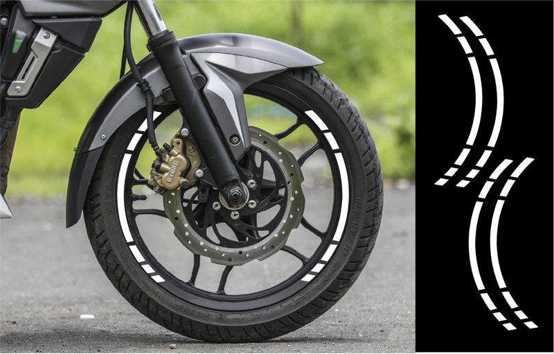 Badal Auto Sticker & Decal for Bike  (White)