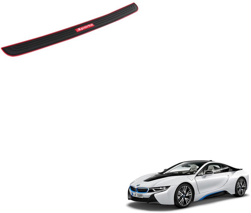 SEMAPHORE Rubber Car Bumper Guard  (Black, Red, Pack of 1, BMW, I8)