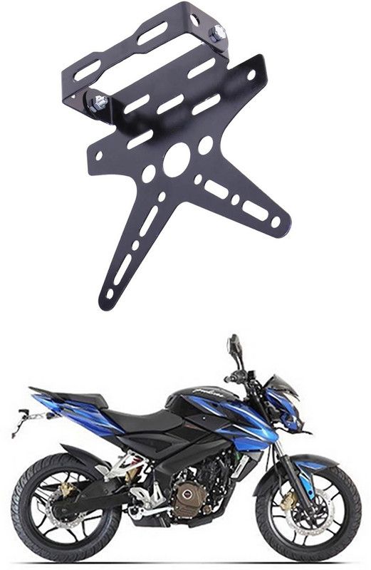 divis Bike License Number Plate Frame Holder Tail Tidy (Black) Bike Number Plate A-50 Bike Number Plate  (Aluminium 7 cm x 15 cm)
