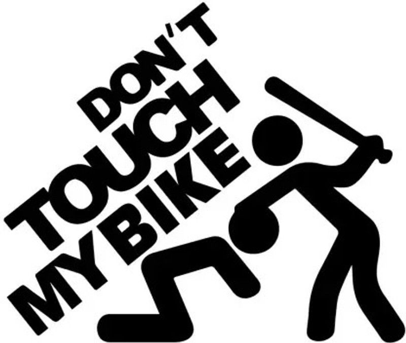 INDIAN RACER Sticker & Decal for Car & Bike  (Black)