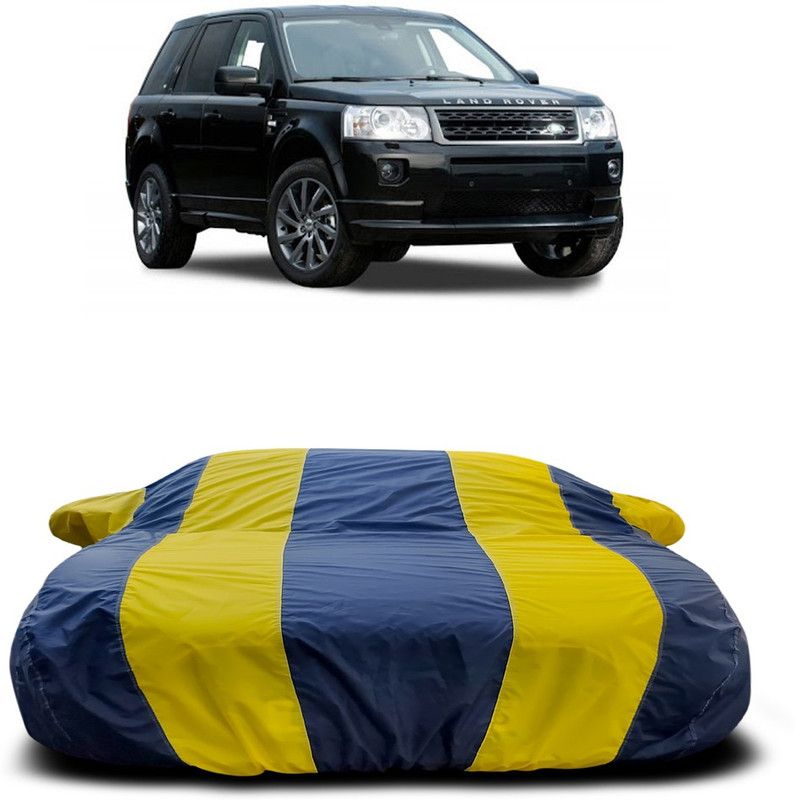 Ascension Car Cover For Land Rover Freelander (With Mirror Pockets)  (Yellow, Blue)