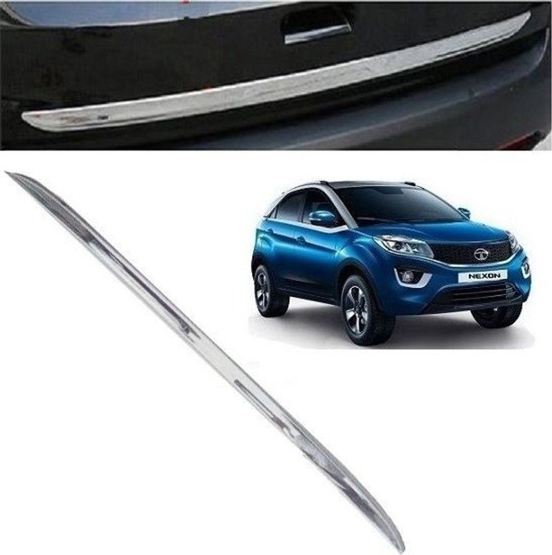 Worldlookenterprises CAR TRUNK GARNISH- NEXON Chrome Tata Nexon Rear Garnish