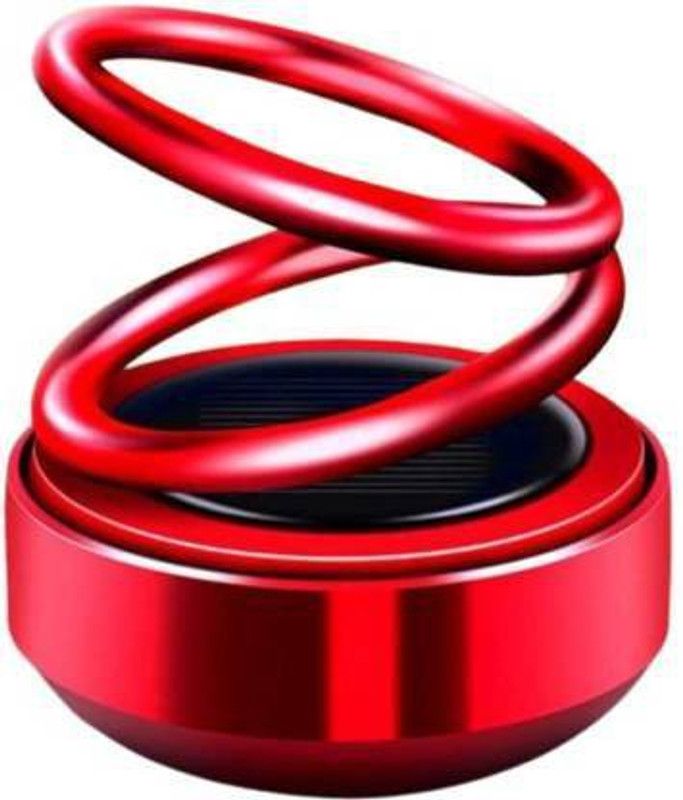 Pepino Too Solar Dashboard Idol ring Car Decoration Air Freshener Automatic 360 Degree Solar Rotating Perfume Double Ring Air Purifier  (Pack of 1)