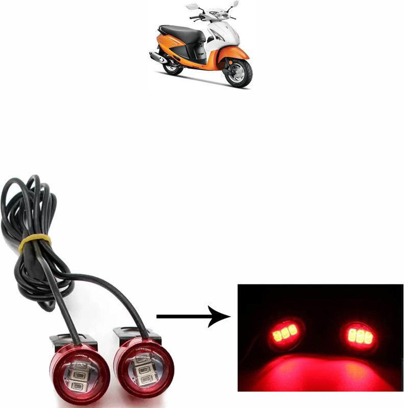 Vagary WATERPROOF BLINKING LIGHT WITH 3 MODES-130 Brake Light, Tail Light, License Plate Light, Parking Light Motorbike LED for Hero (12 V, 10 W)  (Pleasure, Pack of 2)
