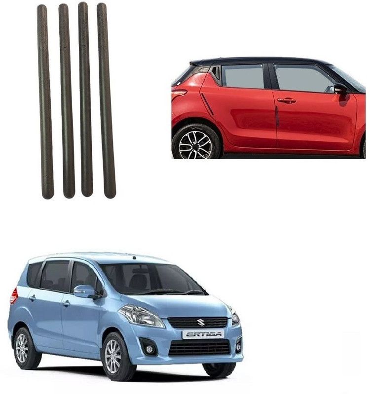 SPREADX Rubber Car Door Guard  (Black, Pack of 4, Maruti, Ertiga)