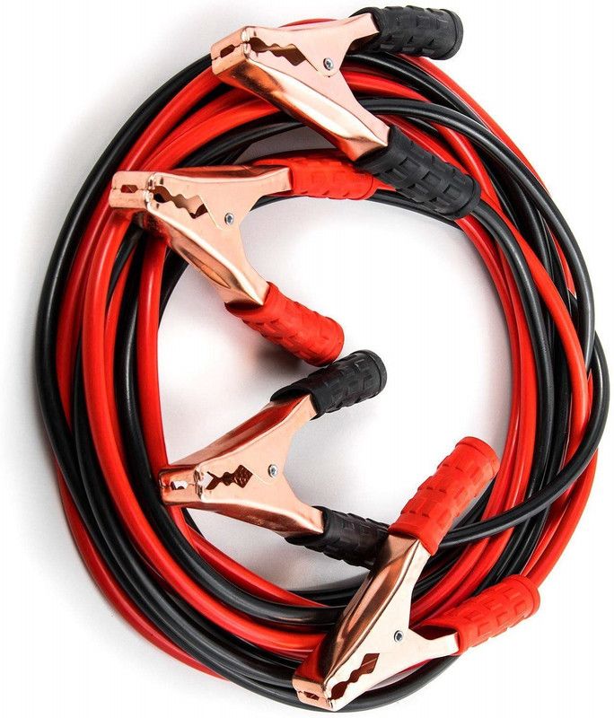 Tinax Jumper Feet Cable 10 Feet 10 ft Battery Jumper Cable  (Pack of 2)