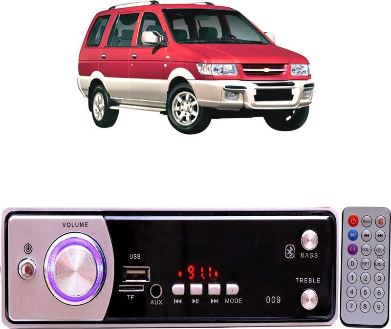Genipap Silver009 BLUETOOTH/USB/SD/AUX/FM/MP3 Car Stereo ( Single Din) -93 Car Stereo  (Single Din)