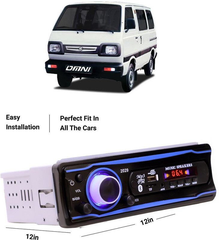 EverLand Blue Stereo-999 BLUETOOTH/USB/SD/AUX/FM/MP3 (BLUE & Black)-0-327 Car Stereo  (Single Din)