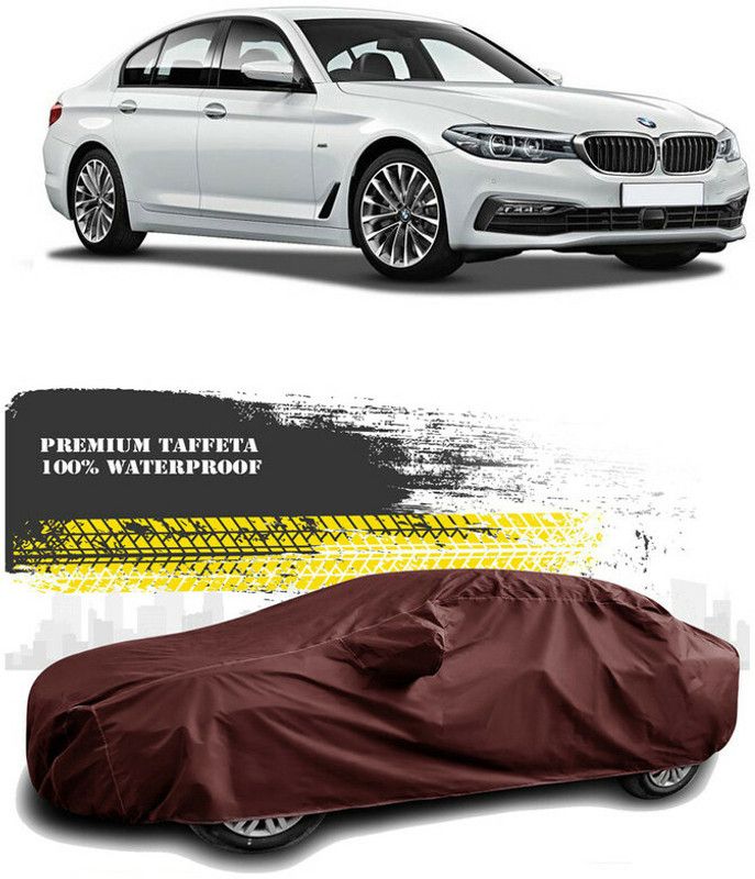 AutoTiger Car Cover For BMW 525i (With Mirror Pockets)  (Maroon)