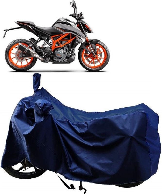 Autoprime Two Wheeler Cover for KTM  (Duke 390 ABS, Blue)