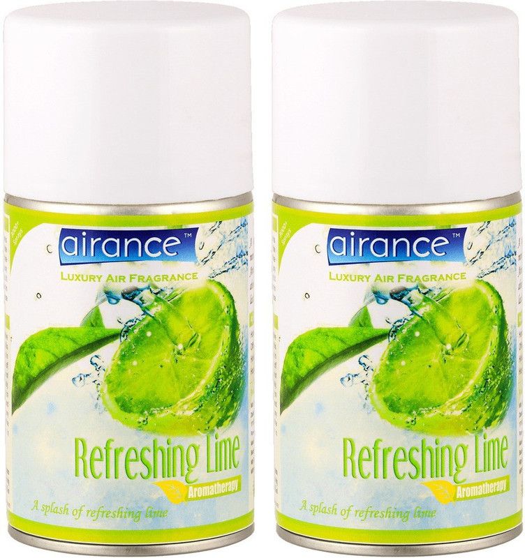 Airance Refreshing Lime Spray, Automatic Spray, Refill  (2 x 125 ml)