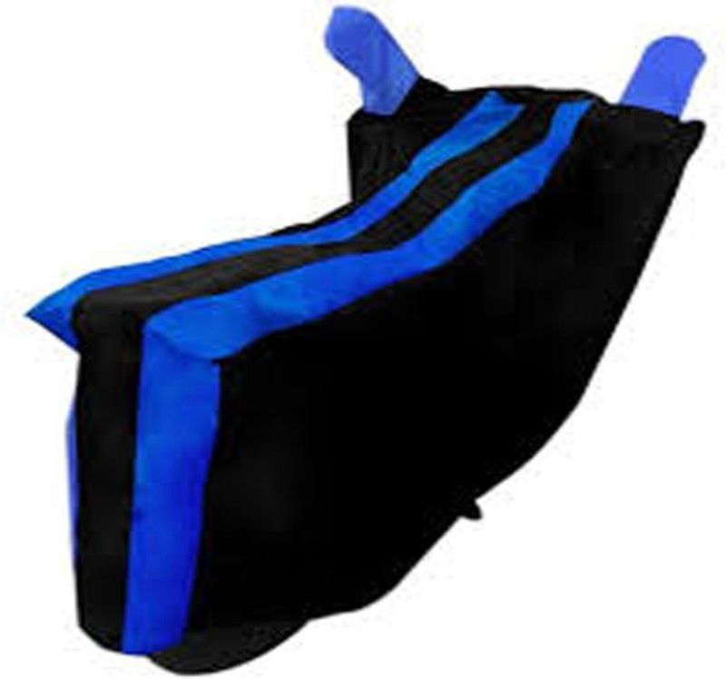 zeeko Two Wheeler Cover for Yamaha  (Scooty, Black, Blue)
