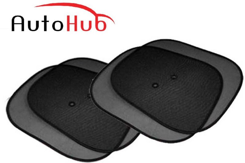 Auto Hub Side Window Sun Shade For Universal For Car Universal For Car  (Black)