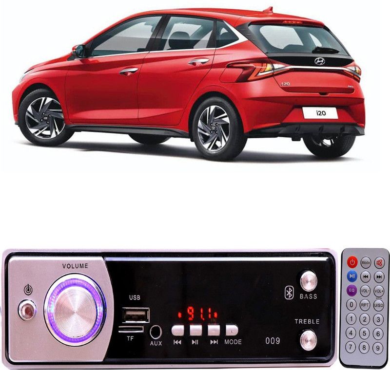 Purpleheart Silver009 BLUETOOTH/USB/SD/AUX/FM/MP3 Car Stereo ( Single Din) P-176 Car Stereo  (Single Din)