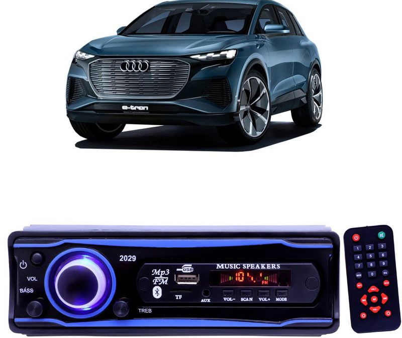 YUNEIK Blue Stereo-999 BLUETOOTH/USB/SD/AUX/FM/MP3 (BLUE & Black)Y-011 Car Stereo  (Single Din)