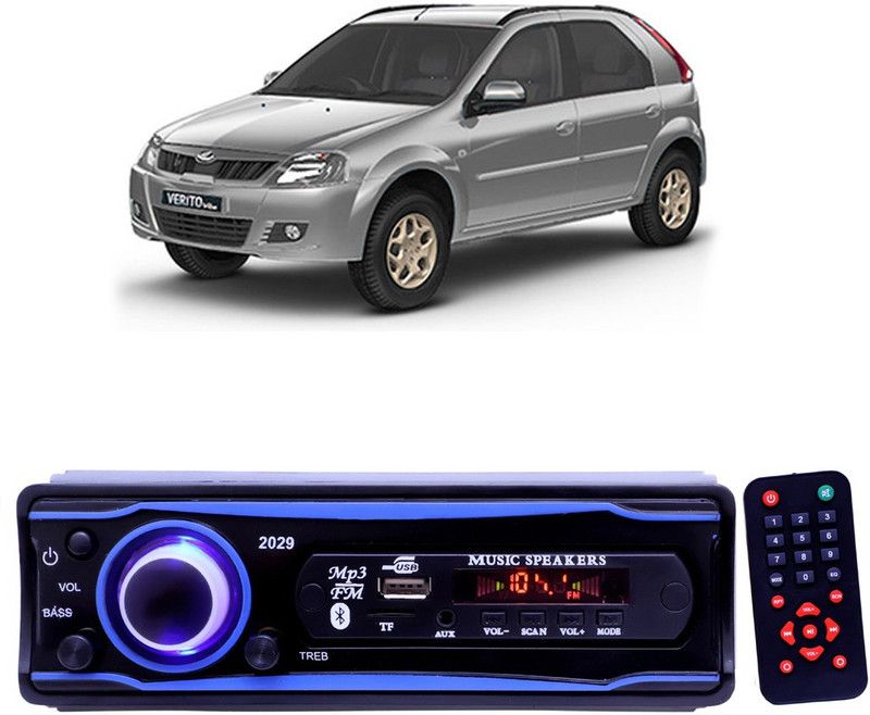 YUNEIK Blue Stereo-999 BLUETOOTH/USB/SD/AUX/FM/MP3 (BLUE & Black)Y-285 Car Stereo  (Single Din)