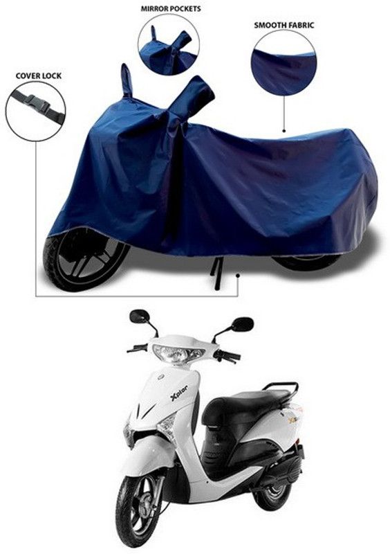 SEBOMGO Waterproof Two Wheeler Cover for Indus  (Yo Xplor, Blue)