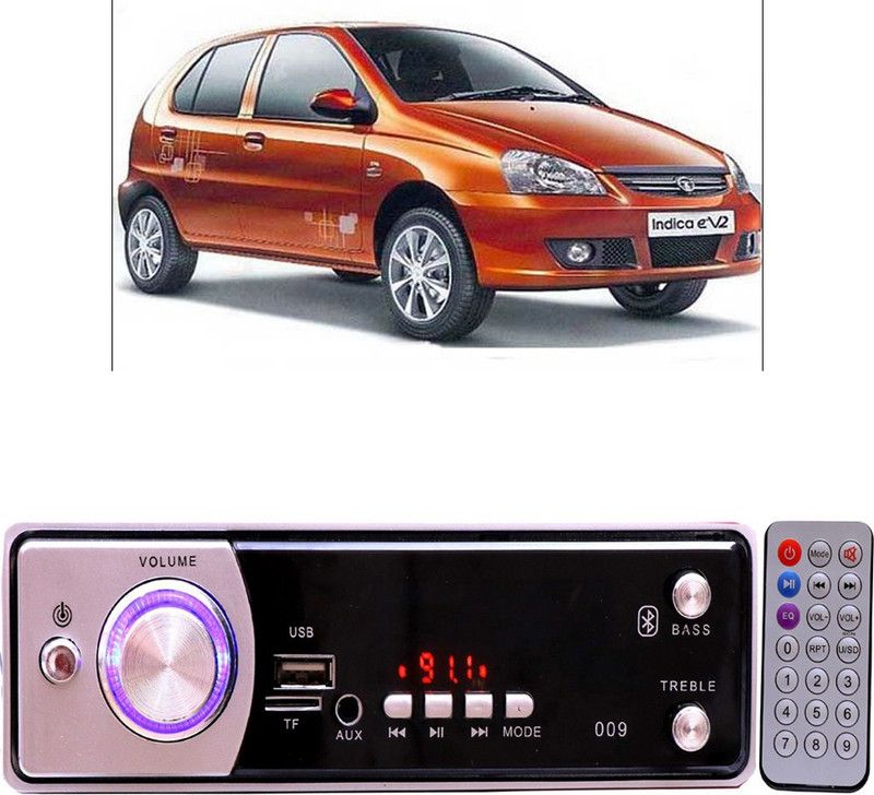 Bluedrum Silver009 BLUETOOTH/USB/SD/AUX/FM/MP3 Car Stereo ( Single Din) B-520 Car Stereo  (Single Din)