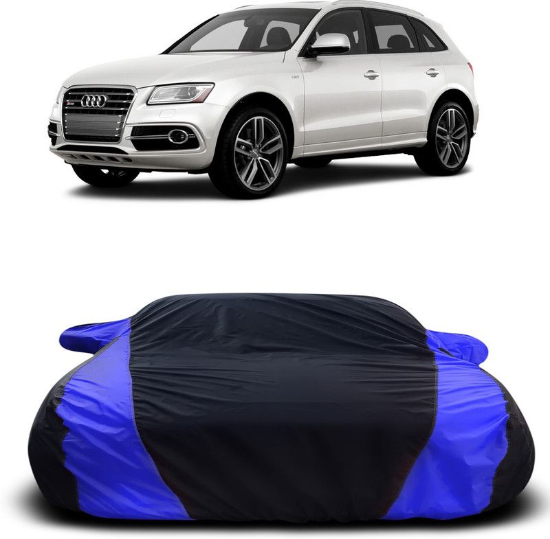 Ascension Car Cover For Audi SQ7 (With Mirror Pockets)  (Black, Blue)