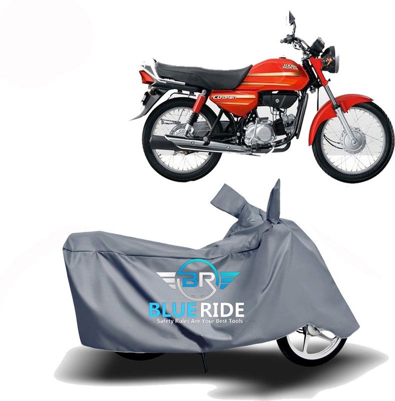 BLUERIDE Two Wheeler Cover for Hero  (CD Dawn, Grey)