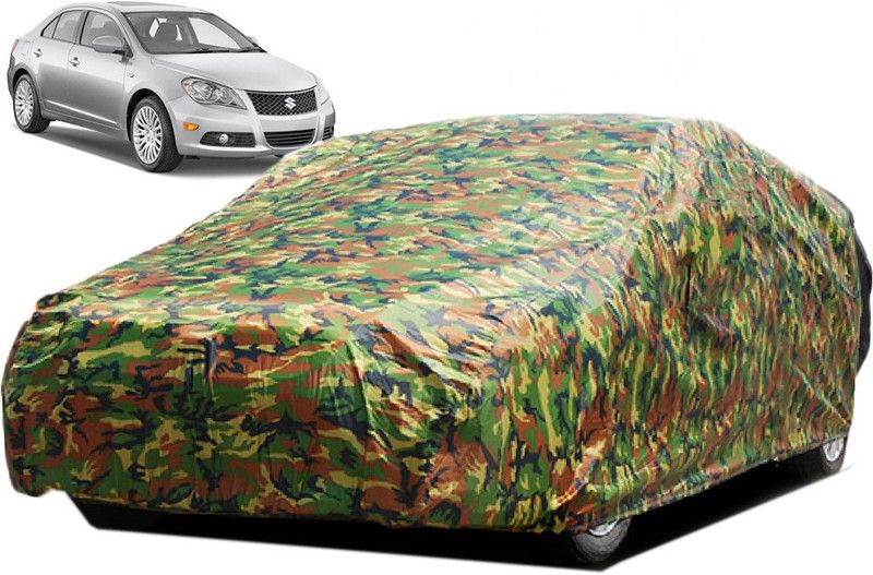 Kuchipudi Car Cover For Maruti Suzuki Kizashi (Without Mirror Pockets)  (Multicolor)