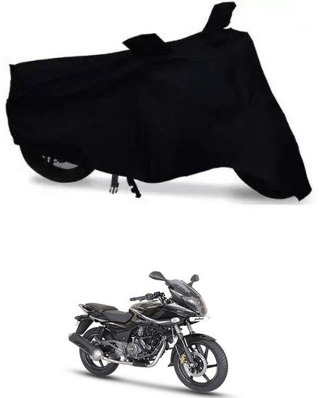 ENTIRELY ELITE Waterproof Two Wheeler Cover for Bajaj  (Pulsar 220, Black)