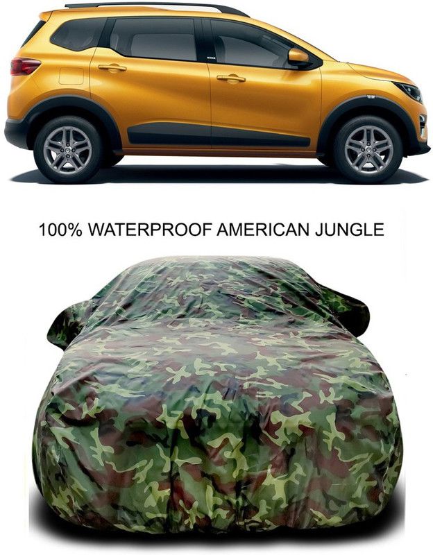 Furious3D Car Cover For Renault Triber (With Mirror Pockets)  (Multicolor)