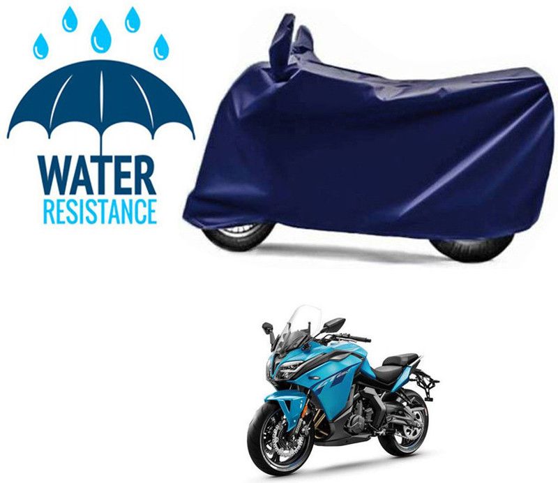 RONISH Waterproof Two Wheeler Cover for CFMoto  (650GT, Blue)