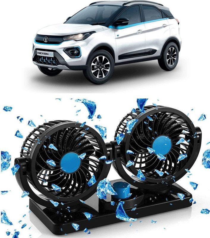 Enfield Works Car Fan 12V 360 Head 2 Speed Quiet Strong for All Auto Vehicles-CF533 Car Interior Fan  (12 V)