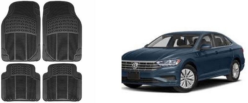 Auto Oprema Rubber Standard Mat For Volkswagen Jetta  (Black)