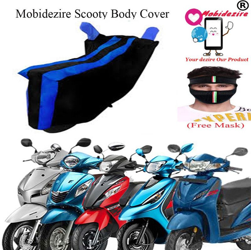 Mobidezire Two Wheeler Cover for Techo Electra  (Scooty, Multicolor)