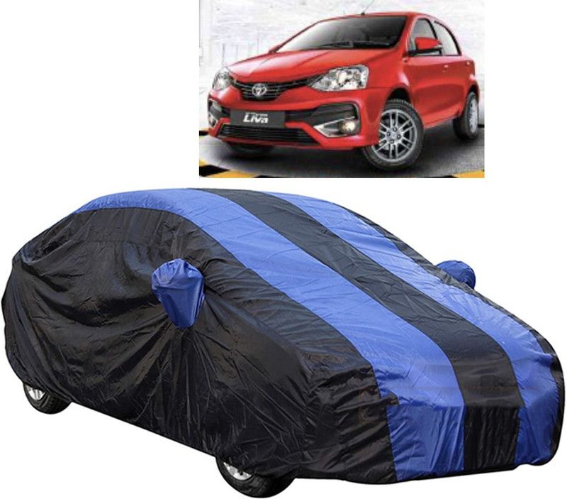 octavic Car Cover For Toyota Etios Liva (With Mirror Pockets)  (Blue)