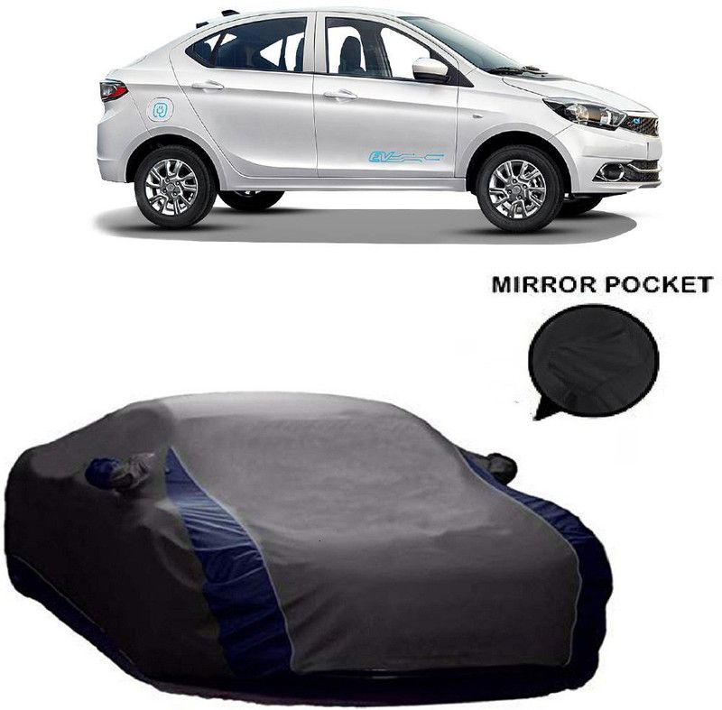 Ascension Car Cover For Tata Tigor EV (With Mirror Pockets)  (Grey)