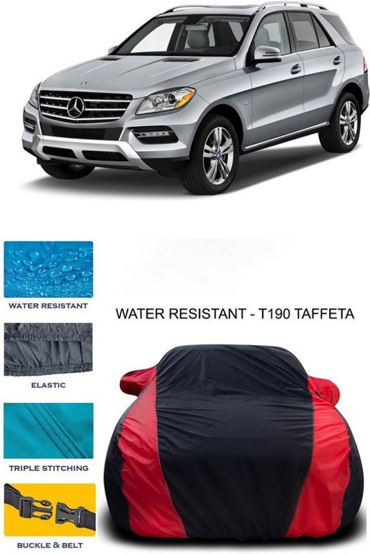 Ascension Car Cover For Mercedes Benz ML350 (With Mirror Pockets)  (Red, Black)