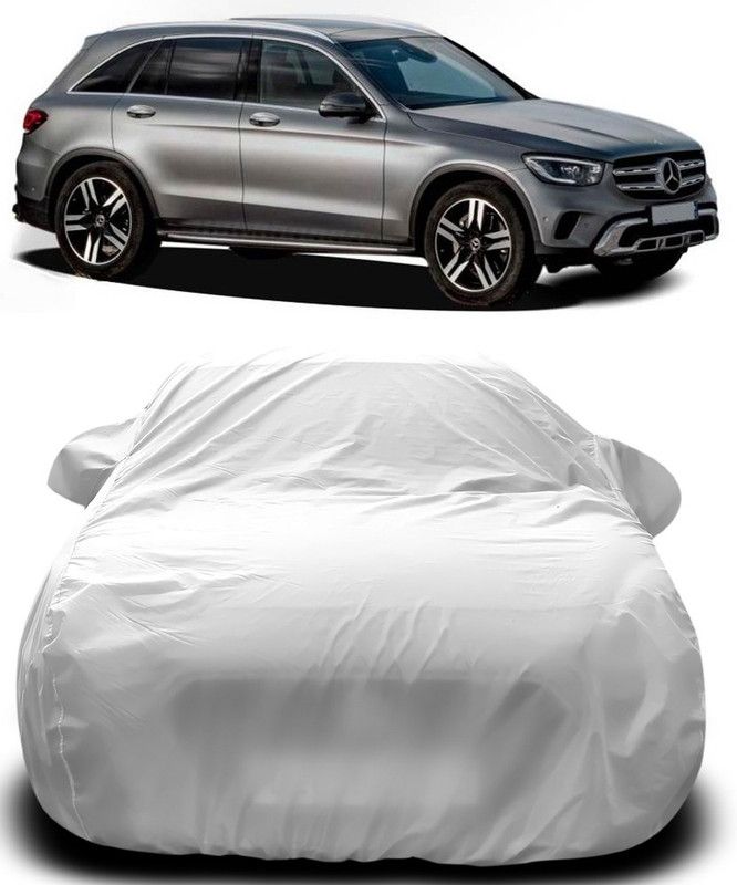MoTRoX Car Cover For Mercedes Benz GLC (With Mirror Pockets)  (Silver)