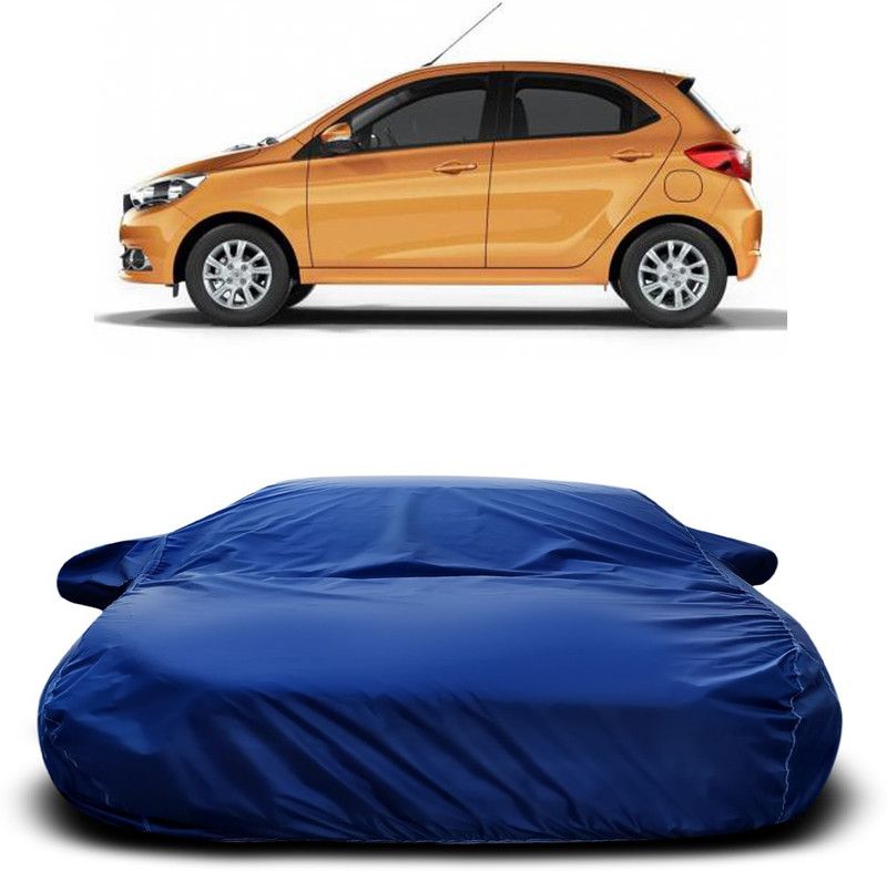 Ascension Car Cover For Tata Tiago EV (With Mirror Pockets)  (Blue)