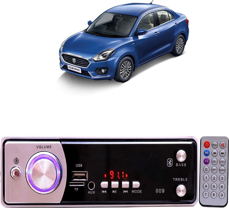 Bluedrum Silver009 BLUETOOTH/USB/SD/AUX/FM/MP3 Car Stereo ( Single Din) B-341 Car Stereo  (Single Din)