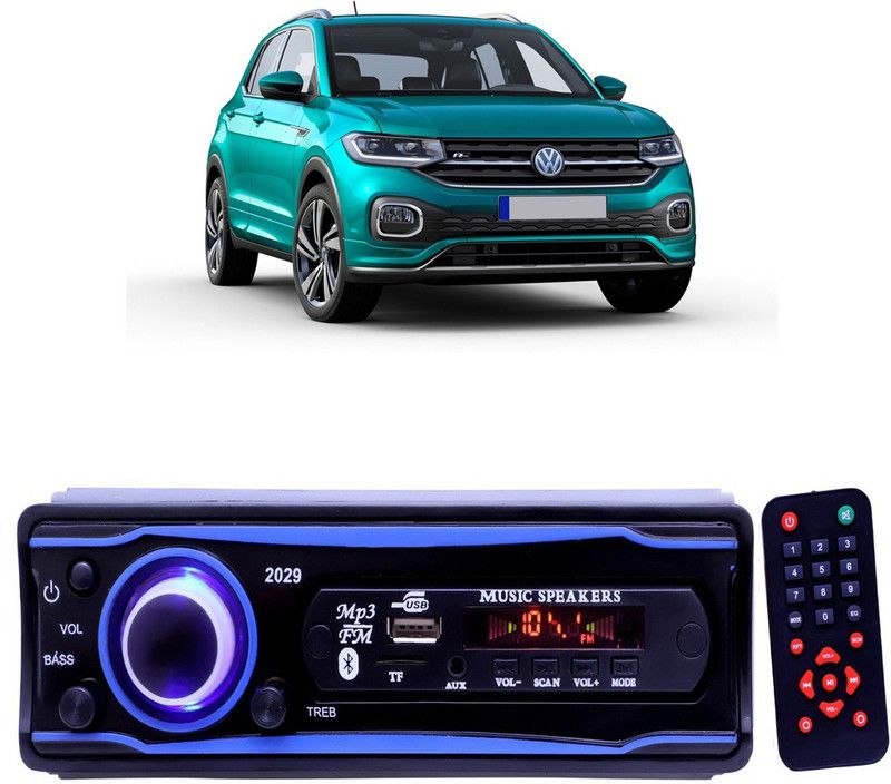 Purpleheart Blue 2029 USB/AUX/SD/BLUETOOTH/FM/MP3 BOOM MASTER STANDARD- P614 Car Stereo  (Single Din)